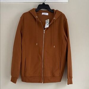 Primark NWT Brown Zip-Up Hoodie
